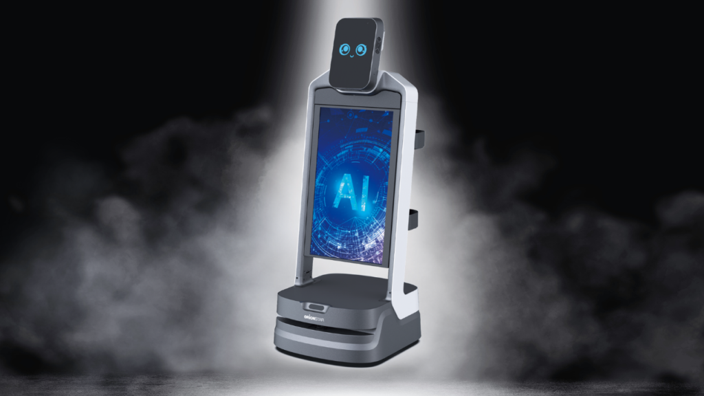 digital signage robot hire for events
